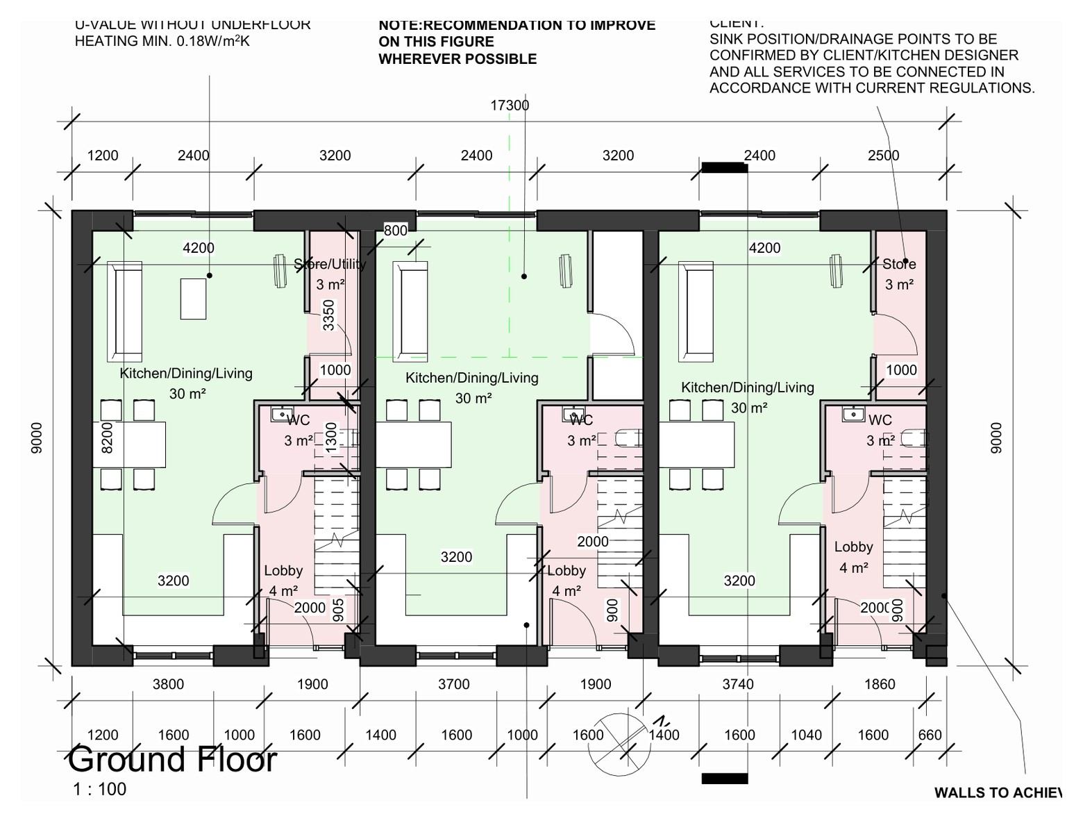 Ground floor plan, Type C